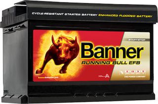 Μπαταρία τεχνολογίας EFB Banner Running Bull 56512 12V 65Ah (C20) - 650CCA