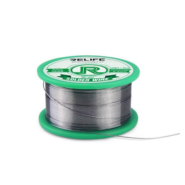 Solder Wire Active Medium Temperature RELIFE RL442 0.3mm 80gr