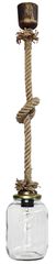 Κρεμαστό φωτιστικό FUN-07 1L ROPE Heronia 31-0087
