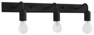 Φωτιστικό ράγα 3φωτη AS-25ΑΡ 3/L RAGA BLACK ΑΠΛΙΚΑ ΜΕΤΑΛΛΙΚΗ Heronia 31-1206