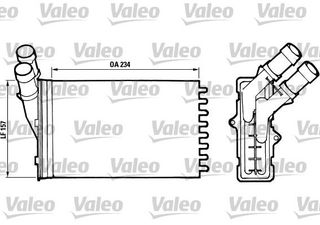 Εναλλάκτης θερμότητας, θέρμανση  VALEO 812005