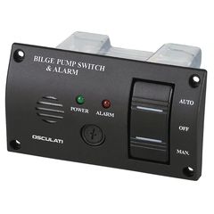 CONTROL PANEL FOR BILGE PUMPS WITH ALARM OSCULATI PANEL SWITCH