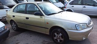 HYUNDAI ACCENT 2001 1300CC G4EA AUTO ΠΩΛΟΥΝΤΑΙ ΑΝΤΑΛΛΑΚΤΙΚΑ-thumb-1