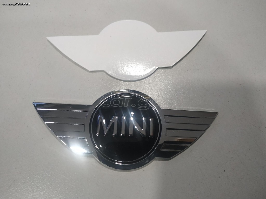 ΣΗΜΑ ΜΑΣΚΑΣ ΜΕΤΑΛΛΙΚΟ ΑΥΤΟΚΟΛΛΗΤΟ MINI COOPER