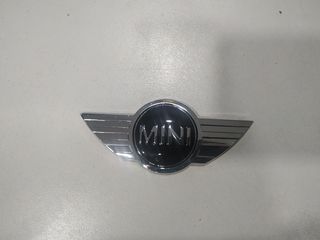 ΣΗΜΑ ΜΑΣΚΑΣ ΜΕΤΑΛΛΙΚΟ ΑΥΤΟΚΟΛΛΗΤΟ MINI COOPER-thumb-1
