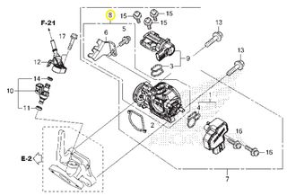 Σώμα Ψεκασμού Honda GTR.150 Supra 16410-K56-N01