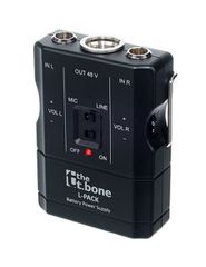 T.BONE L-PACK BATTERY PORTABLE PHANTOM POWER FOR TQG (mini XLR) AKG MICROPHONES - ArtSound and Lights