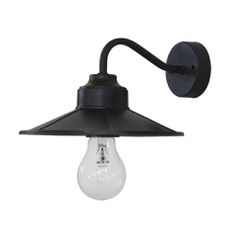 Φωτιστικό τοίχου / απλίκα AS-161AP 1L BLACK Heronia 31-0603