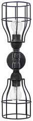 Φωτιστικό επιτοίχιο / απλίκα PP-27AP/FUN-10 2/L BLACK Heronia 31-0181