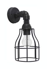 Φωτιστικό επιτοίχιο / απλίκα PP-27AP/FUN-10 90 1/L BLACK Heronia 31-0225