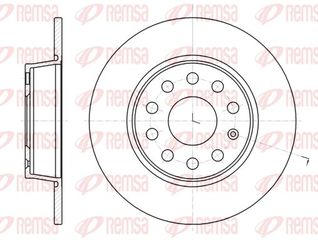 Σετ δισκόπλακες πίσω άξονας AUDI VW SEAT SKODA  272 [Χιλιοστά]  1K0 615 601 AA , 5Q0 615 601 D , 6R0615601B , 6R0615601