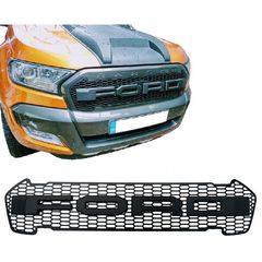 Ford Ranger (T7) 2016-2019 Μεσαία Γρίλια Μάσκας Υψηλής Ποιότητας Τέλεια Εφαρμογή 