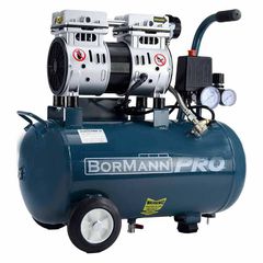 BORMANN Pro BAT5080 Αεροσυμπιεστής Μονομπλόκ, Oil free, Silent,Brushless, 0.75Hp,25L,110L/min - BAT5080
