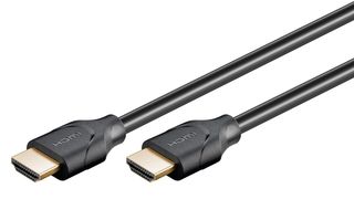 GOOBAY καλώδιο HDMI 2.1 61638, Ethernet, ARC, 8K/60Hz 48 Gbps, 1m, μαύρο