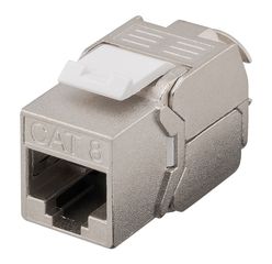 GOOBAY keystone module RJ45 CΑΤ 8.1 61129, STP, 2000 MHz, GHMT, ασημί