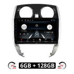 NISSAN NOTE (μετά το 2012) Android οθόνη αυτοκίνητου 6GB με GPS WI-FI (ηχοσύστημα αφής 10" ιντσών OEM Youtube Playstore MP3 USB Radio Bluetooth Mirrorlink εργοστασιακή, 4x60W, AUX) NIS552C-6GB
