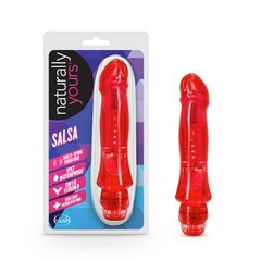 Vibrator Salsa Multispeed Naturally Yours Red 17 Cm-thumb-1