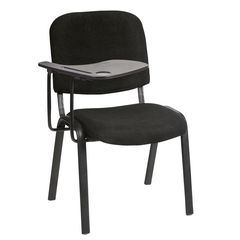 SIGMA Καρέκλα Θρανίο, Μέταλλο Βαφή Μαύρο, Ύφασμα Μαύρο ΕΟ550,18WS από Μέταλλο/PVC - PU  65x70x77cm / Σωλ.35x16/1mm  1τμχ