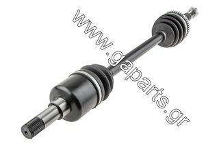ΗΜΙΑΞΟΝΙΟ ΑΡΙΣΤΕΡΑ FORD TRANSIT MTM 2.2TDCI 06-14 /LEFT/  28/36 L=795mm ABS 48T 1495673 6C113B437DD