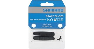 SHIMANO Φρένα Τακάκια Δρόμου Caliper R55C4  (brake shoes) λάστιχα σκέτα για CARBON στεφάνια και διχάλες φρένου