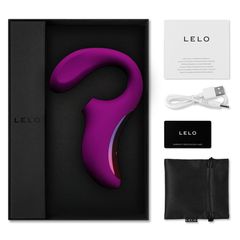 Lelo Enigma Dual Stimulation Sonic Massager Deep Rose-thumb-1