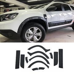 Πλαϊνά Φτερά Τροχών Για Dacia Duster 2010-2017 & Τριμ Πόρτας Σετ 12 Τεμαχίων