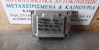 ΕΓΚΕΦΑΛΟΣ ΜΗΧΑΝΗΣ VOLKSWAGEN GOLF 4 1.9cc TDI ALH 98-04 038906012M