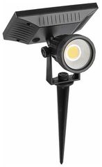 V-TAC Ηλιακό Φωτιστικό Κήπου Καρφί LED 2W Μαύρο V-TAC Αδιάβροχο IP65 Φυσικό 4000K 6661