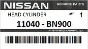 Καπάκι μηχανής - κεφαλάρι NISSAN ALMERA N16 QG15DE  08/2002 - 12/2006 #11040BN900	11040AV705