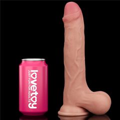 Sliding Skin Dual Layer Dong - Whole Testicle-thumb-4