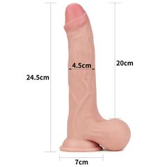 Sliding Skin Dual Layer Dong - Whole Testicle-thumb-7