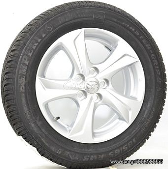 TOYOTA Ζαντολάστιχα ORIGINAL Ζάντες 6X15 - 5X100 et45 Λάστιχα 185/65R15 Continental χειμερινό