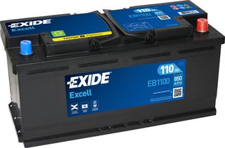 Μπαταρία  Exide  EB1100 Excell, 110Ah 850cca