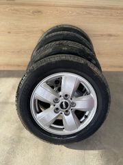 ΖΑΝΤOΛΑΣΤΙΧΑ 15" ΟΕΜ  ΓΙΑ MINI COOPER (F55-56-57) 5.5X15 5X112 SILVER (ΓΝΗΣΙΑ)-thumb-1