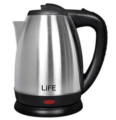 Life WK-001 Βραστήρας 1.8lt 2200W Inox (221-0022)