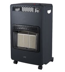 Life Blue Flame Κεραμική Σόμπα Υγραερίου 4200W Γκρι 42x43x73cm (221-0331)