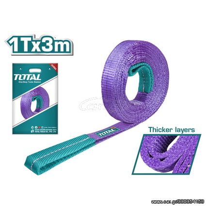 Ιμάντας Σαμπάνια Ανύψωσης TOTAL 1Τ / 3m / 30mm ( THTWS0103 )