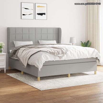 ΚΡΕΒΑΤΙ BOXSPRING ΜΕ ΣΤΡΩΜΑ ΑΝ. ΠΡΑΣΙΝΟ 160X200ΕΚ ΥΦΑΣΜΑΤΙΝΟ 3128533