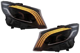 ΦΑΝΑΡΙΑ ΕΜΠΡΟΣ Full LED Headlights Mercedes V-Class W447 (2016-2020) Black