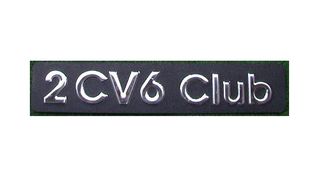 Μονόγραμμα "2CV6 Club"