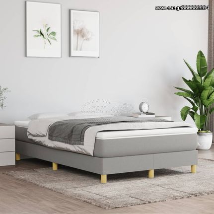 ΚΡΕΒΑΤΙ BOXSPRING ΜΕ ΣΤΡΩΜΑ ΑΝΟΙΧΤΟ ΓΚΡΙ 120X200 ΕΚ. ΥΦΑΣΜΑΤΙΝΟ 3144159