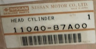 Καπάκι μηχανής - κεφαλάρι NISSAN SUNNY CHERRY N13 B12 GA14DS  10/1988 - 12/1990 #1104087A00 1104187A00