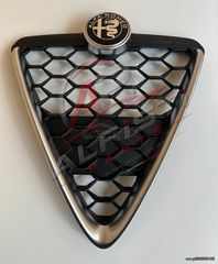 ALFA ROMEO GIULIETTA ΚΑΡΔΙΑ ΜΑΣΚΑΣ ΣΑΤΙΝΕ ΜΑΥΡΟ-ΑΣΗΜΙ ΣΗΜΑ