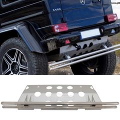 MERCEDES G-Class W463 (1989-2017) 4X4 Design Rear Guard Skid Plate Off Road Package Under Run Protection