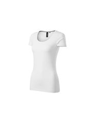 Malfini Γυναικείο Διαφημιστικό T-shirt Κοντομάνικο σε Λευκό Χρώμα MLI-15200