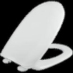 Κάλυμμα Λεκάνης Λευκό Βακελιτικό Soft Close Passepartout για Ideal Standard Linda I.S Οπές 12,6-18,3εκ. Μ42,80-44,6 εκ. Π36εκ. Elvit 0264