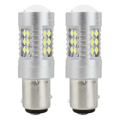 AMIO LED CANBUS 2τμχ UltraBright 3030 24SMD 1157 P21/5W 5600K White 12V/24V 02450