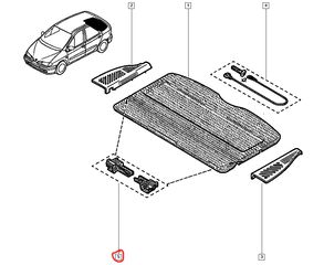 ΒΑΣΗ-ΣΤΗΡΙΓΜΑ ΕΤΑΖΕΡΑΣ RENAULT SCENIC