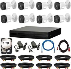 1080p HD 8 Outdoor Cameras 8 Channel CCTV Security System Kit/Night Vision/Waterproof/