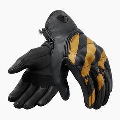 ΓΑΝΤΙΑ ΔΕΡΜΑΤΙΝΑ ΚΑΛΟΚΑΙΡΙΝΑ GLOVES REDHILL FGS192 BLACK OCHER YELLOW| REV'IT